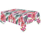 Pink Parrot Heliconia Pattern Tablecloth