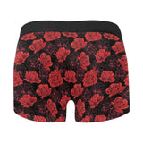 Rose Pattern Print Design 01 Men's All Over Print Boxer Briefs Men's Underwear