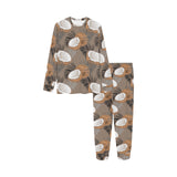 Coconut Pattern Print Design 02 Kids' Boys' Girls' All Over Print Pajama Set