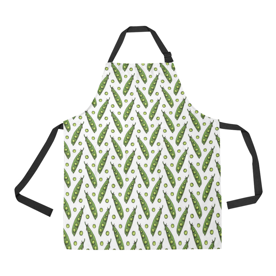 Green Peas Pattern Print Design 03 Adjustable Apron