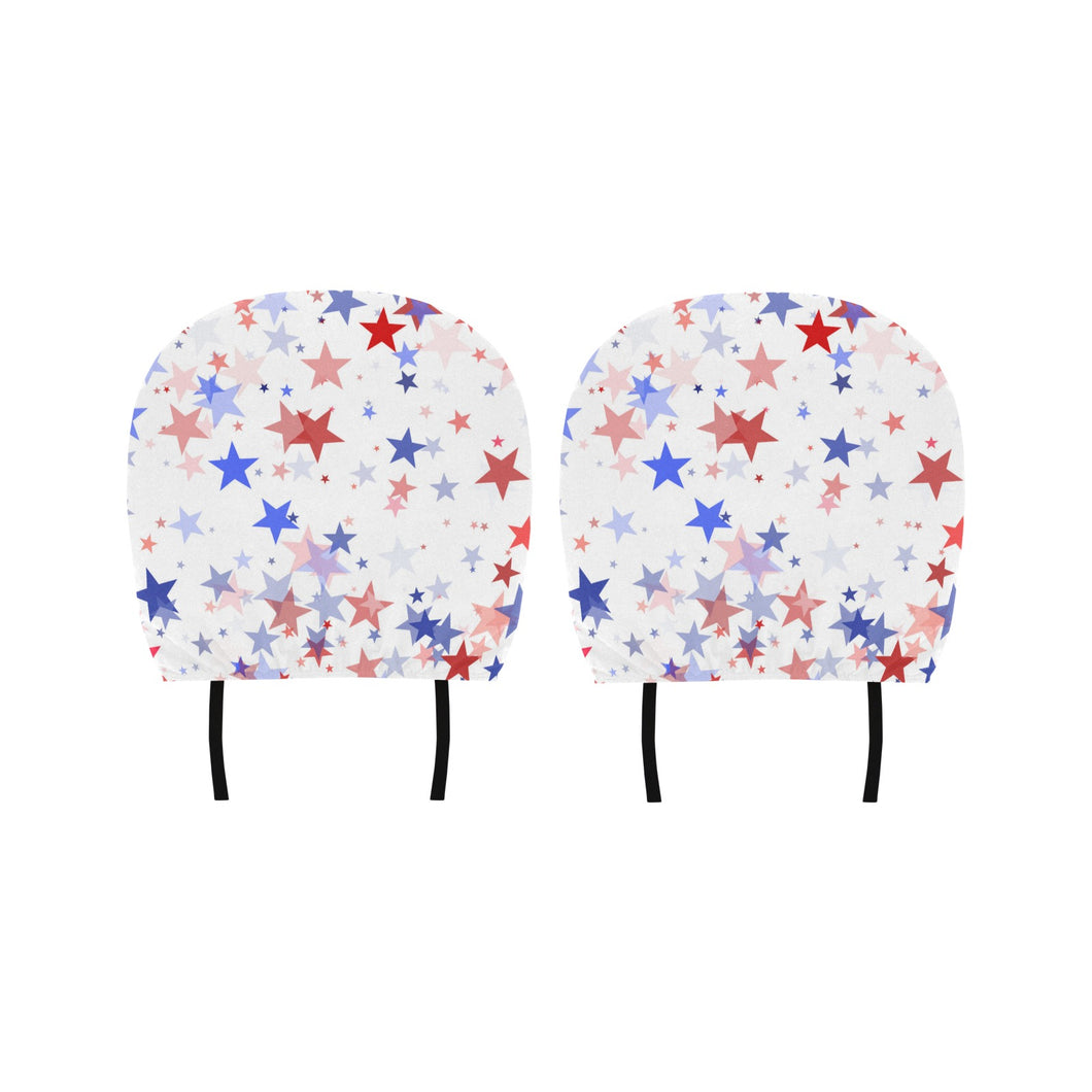 USA Star Pattern Car Headrest Cover