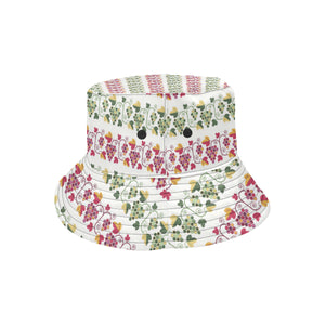 Grape Grahpic Decorative Pattern Unisex Bucket Hat