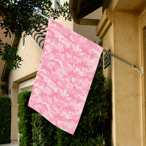 Pink Camo Camouflage Pattern House Flag Garden Flag