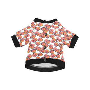 Sun Glasses Pattern Print Design 01 All Over Print Pet Dog Round Neck Fuzzy Shirt