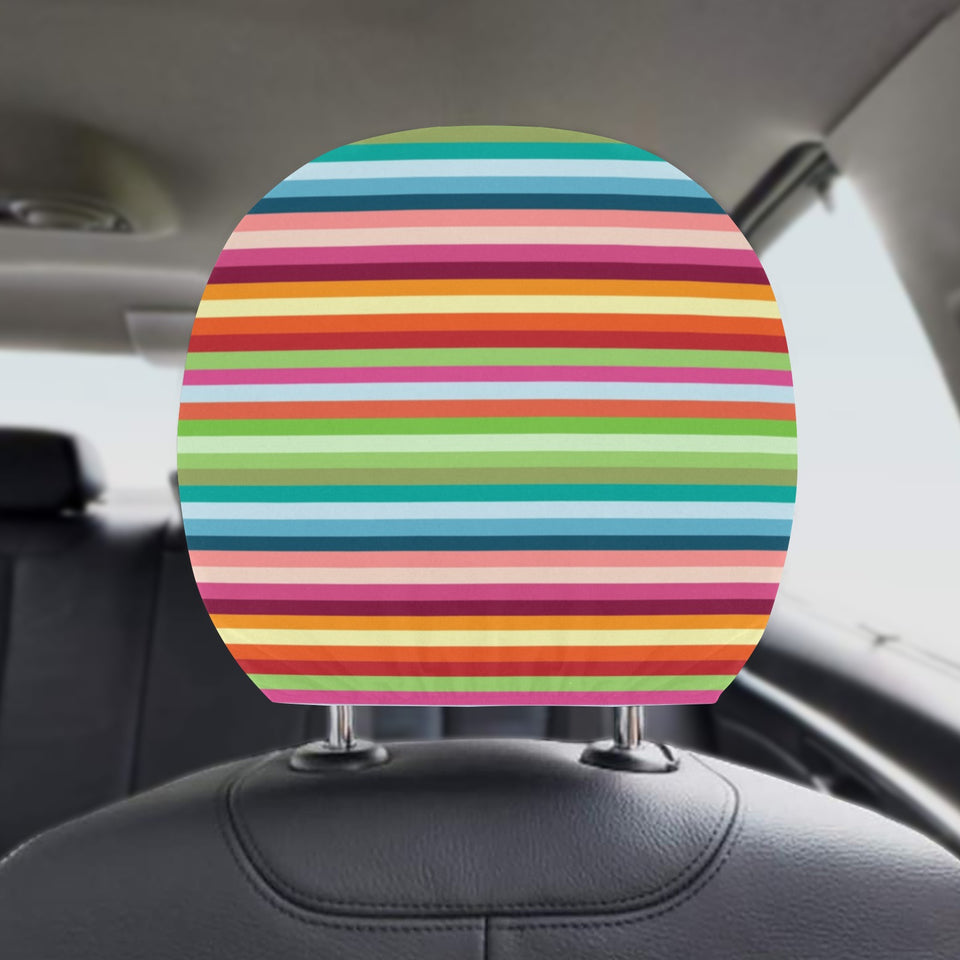 Rainbow Pattern Car Headrest Cover