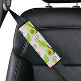 Avocado Pattern Theme Car Seat Belt Cover