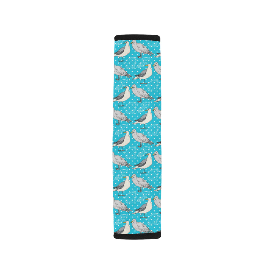 Seagull Pattern Print Design 02 Car Seat Belt Cover