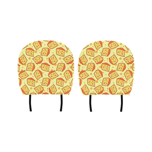 Cheese Pattern Car Headrest Cover