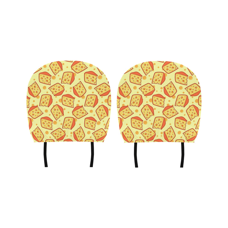 Cheese Pattern Car Headrest Cover