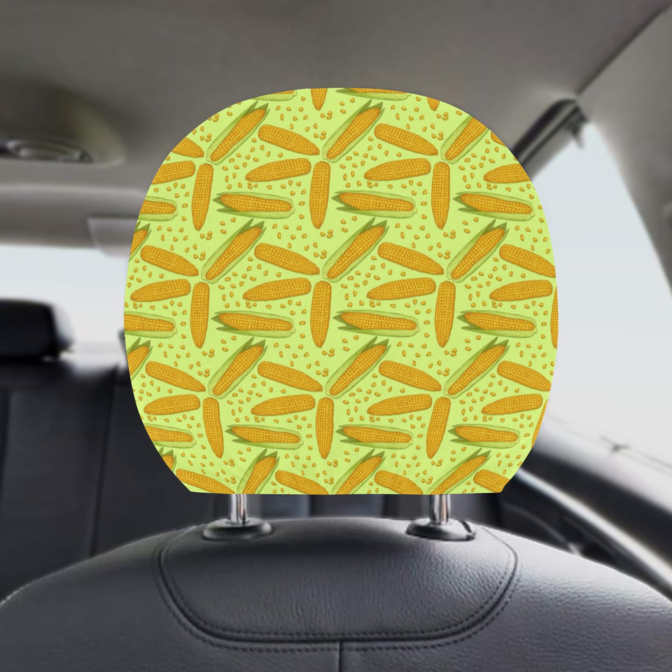 Corn Pattern Print Design 03 Car Headrest Cover