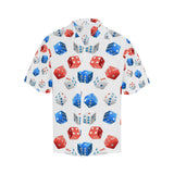 Dice Pattern Print Design 01 Men's All Over Print Hawaiian Shirt (Model T58)