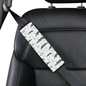 Crocodile Pattern Background Car Seat Belt Cover