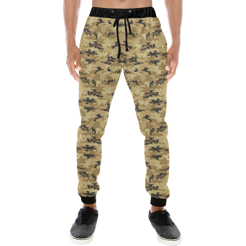 Sand Camo Camouflage Pattern Unisex Casual Sweatpants