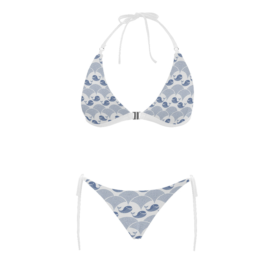 Whale Pattern Sexy Bikinis Two-Pieces Swimsuits
