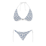 Whale Pattern Sexy Bikinis Two-Pieces Swimsuits