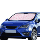 Tennis Pattern Print Design 02 Car Sun Shade