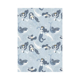 Mermaid Dolphin Pattern House Flag Garden Flag