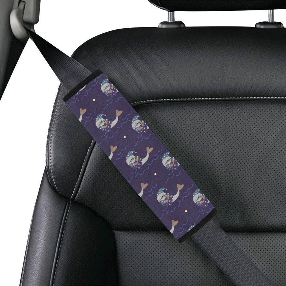 Sleeping Sea Lion Pattern Car Seat Belt Cover