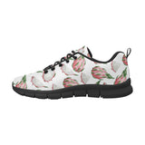 Dragon Fruit Pattern Men's Sneakers Black