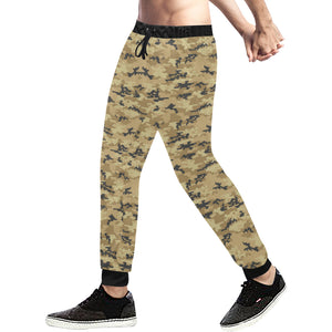 Sand Camo Camouflage Pattern Unisex Casual Sweatpants