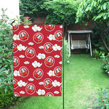 Red Daruma Cloud Pattern House Flag Garden Flag