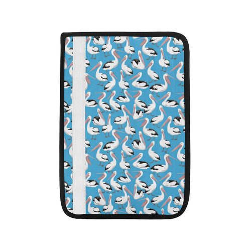 Pelican Pattern Print Design 04 Car Seat Belt Cover