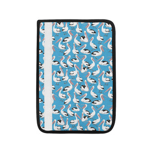 Pelican Pattern Print Design 04 Car Seat Belt Cover