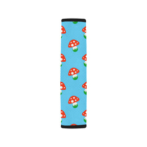 Mushroom Pokkadot Pattern Car Seat Belt Cover