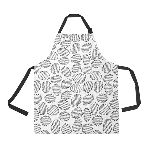 Potato Chips Pattern Print Design 03 Adjustable Apron