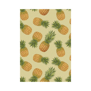 Pineapple Pattern Pokka Dot Background House Flag Garden Flag