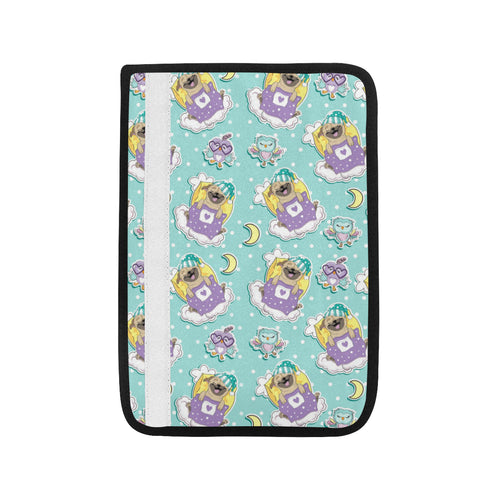 Pug Sweet Dream Pattern Car Seat Belt Cover