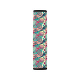 Tennis Pattern Print Design 01 Car Seat Belt Cover