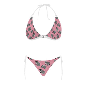 Zebra Head Pattern Sexy Bikinis Two-Pieces Swimsuits