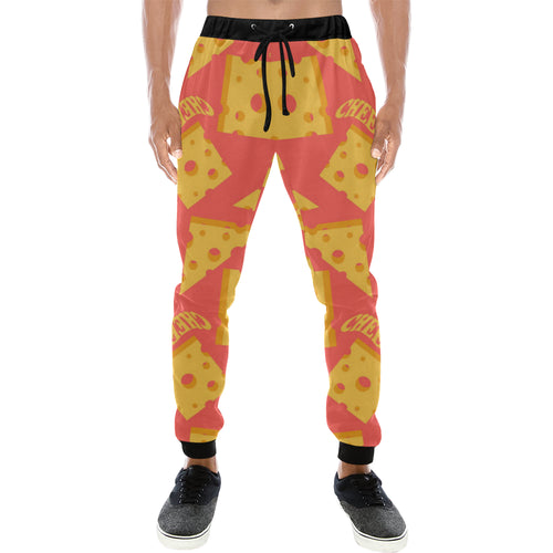 Sliced Cheese Pattern Unisex Casual Sweatpants