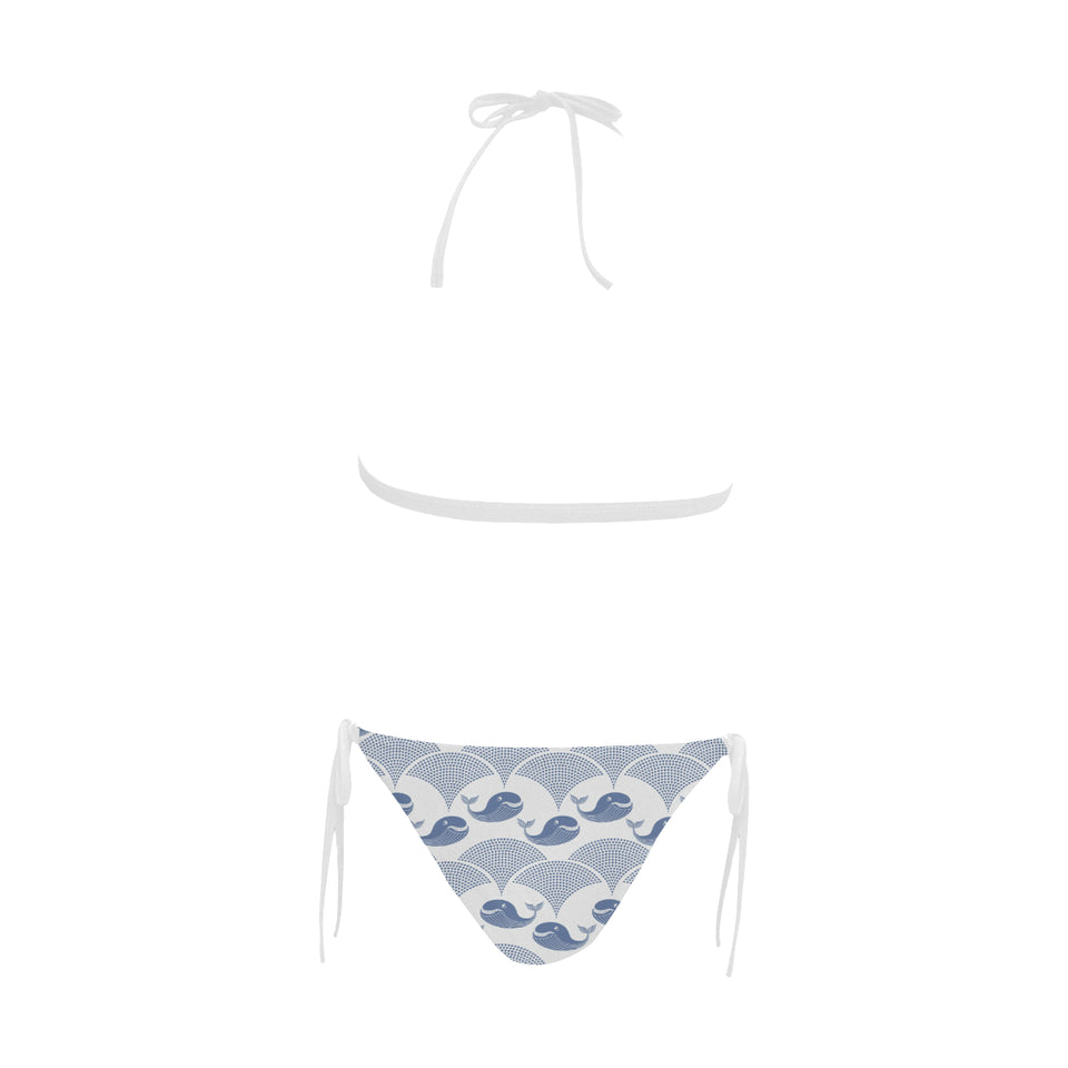Whale Pattern Sexy Bikinis Two-Pieces Swimsuits