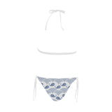 Whale Pattern Sexy Bikinis Two-Pieces Swimsuits