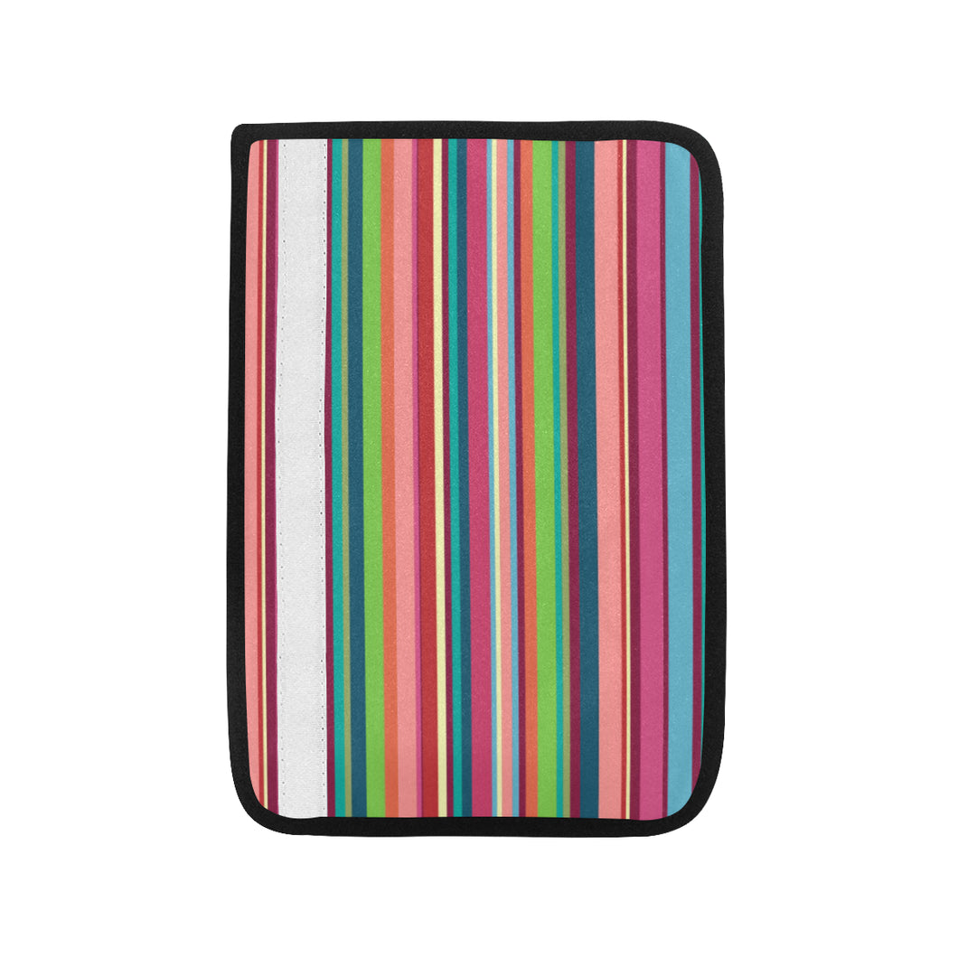 Rainbow Stripe Pattern Car Seat Belt Cover