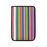 Rainbow Stripe Pattern Car Seat Belt Cover