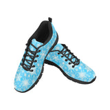 Snowflake Pattern Men's Sneakers Black