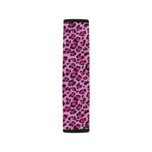 Pink Leopard Skin texture Pattern Car Seat Belt Cover