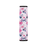 Flamingo Pink Pattern Car Seat Belt Cover