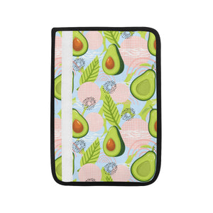 Avocado Pattern Theme Car Seat Belt Cover