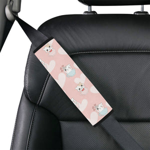 Hamster in Cup Heart Pattern Car Seat Belt Cover