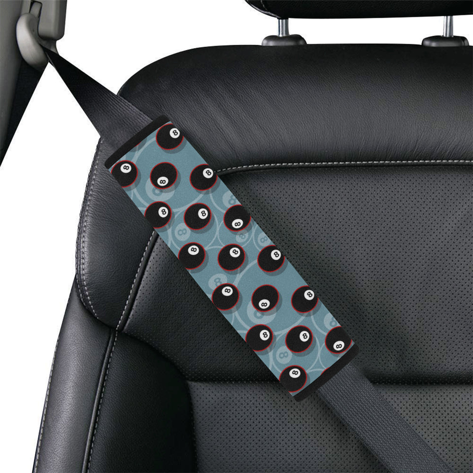 Billiard Ball Pattern Print Design 01 Car Seat Belt Cover