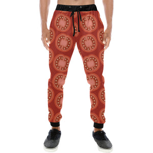 Sliced Tomato Pattern Unisex Casual Sweatpants