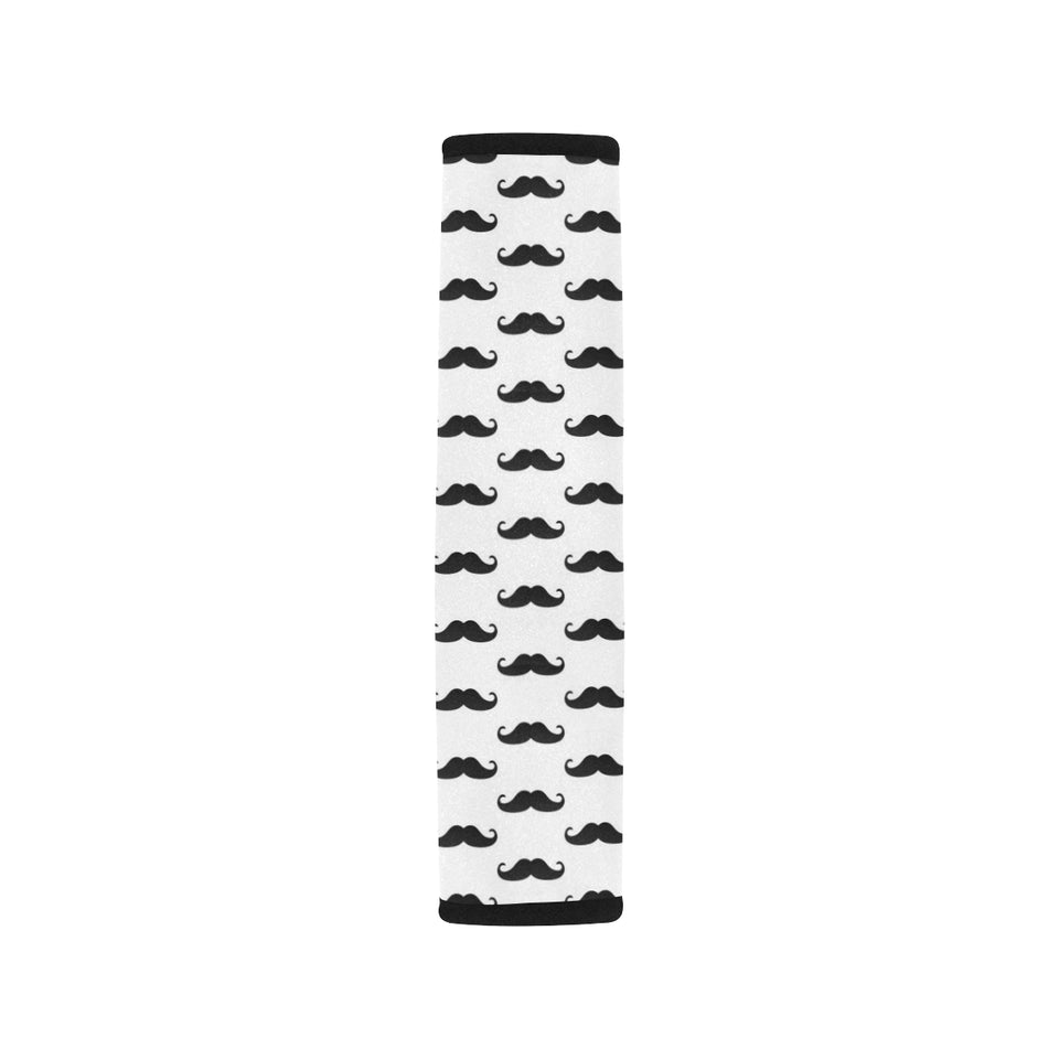 Mustache Beard Pattern Print Design 05 Car Seat Belt Cover