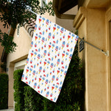 Ice Cream USA Theme Pattern House Flag Garden Flag