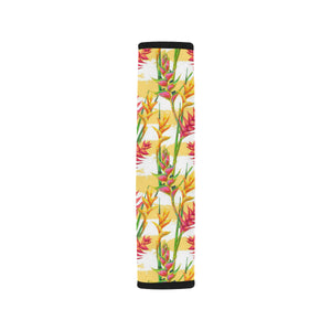 Heliconia Pattern Car Seat Belt Cover