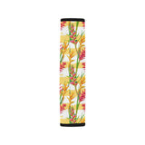 Heliconia Pattern Car Seat Belt Cover