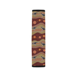 Kangaroo Aboriginal Pattern Car Seat Belt Cover